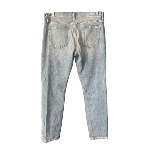 FRAME Le Garçon Straight Jeans Light Wash “Finn” – Sz 28 - Picture 4 of 4